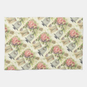 Vintager Pariser Themenpark Eiffelturm Geschirrtuch (Horizontal)