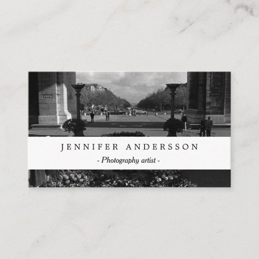 Vintager Pariser Triumphbogen Unbekannter Soldat Visitenkarte (Vorderseite)