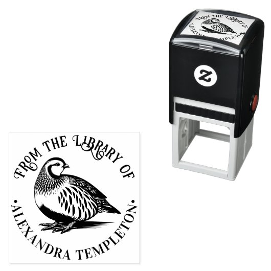 Vintager Partridge-Game-Bird #2 Permastempel (Beispiel)