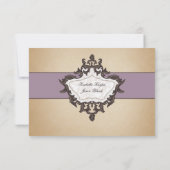 Vintager Passport-Ticket UAWG RSVP Karte (Rückseite)