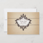 Vintager Passport-Ticket UAWG RSVP Karte (Rückseite)