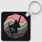 Vintager Pastellspringstunt Schlüsselanhänger (Rückseite)