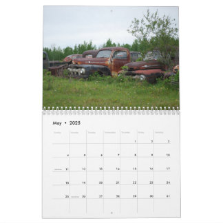 Vintager Patina-Kalender Kalender