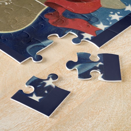 Vintager Patriotischer Amerikanische Unabhängigkei Puzzle (Seite)