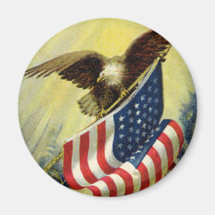 Vintager Patriotismus, patriotischer Magnet