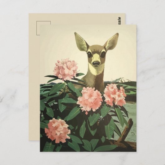 Vintager Pazifischer Nordwestatlantik Postkarte (Vorne/Hinten)