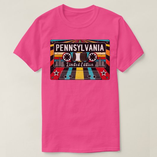 Vintager Pennsylvania Staat T-Shirt (Design vorne)