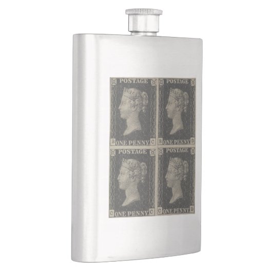 Vintager Penny Black Premium Flask Flachmann (Rechts)