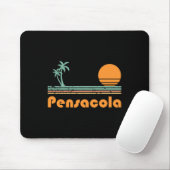 Vintager Pensacola Beach Sunset Long Sleeve Mousepad (Mit Mouse)