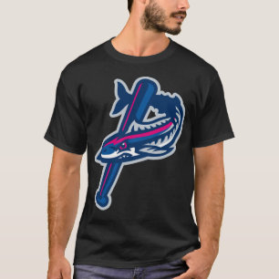 Vintager Pensacola Blue Wahoos Logo-T - Shirt