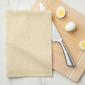 Vintager Pergament-Antiken-Text-Schablonen-freier Küchentuch (Viertel Falte)