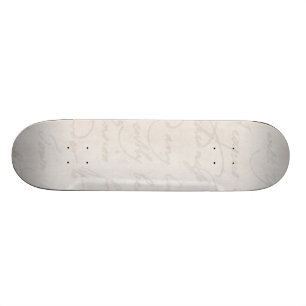 Vintager Pergament-Antiken-Text-Schablonen-freier Skateboard