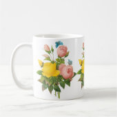 Vintager Perser Gelber Rosentee Rose von Redoute Kaffeetasse (Links)