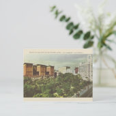 Vintager Pershing Square Los Angeles Postkarte (Stehend Vorderseite)
