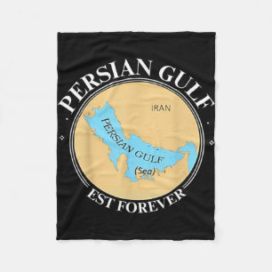 Vintager persischer Golf für immer rückwärts Golf Fleecedecke