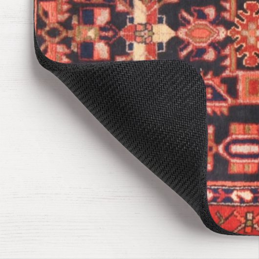 Vintager persischer Retro-Antiquitätenteppich Mousepad (Ecke)