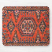 Vintager persischer Retro-Antiquitätenteppich Mousepad (Vorne)