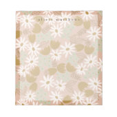 Vintager Personalisierter Editor Notizblock (Vorderseite)