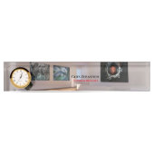 Vintager Personalisierter Innendesigner Namensplakette (Vorderseite)