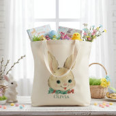 Vintager Personalisierter Ostern Tragetasche