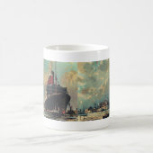 Vintager Personenverkehr im Hafen Kaffeetasse (Mittel)