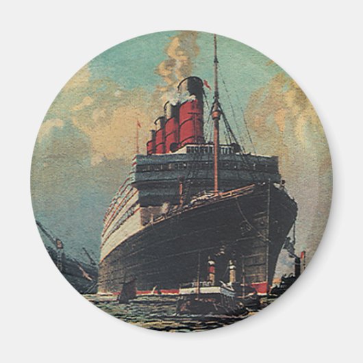 Vintager Personenverkehr im Hafen Magnet (Vorne)