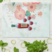 Vintager Pessach Seder Kosher Pesach Dekorativ Geschirrtuch (Gefaltet)