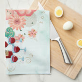 Vintager Pessach Seder Kosher Pesach Dekorativ Geschirrtuch (Viertel Falte)