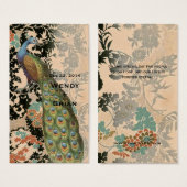 Vintager Pfau (Vorne & Hinten)