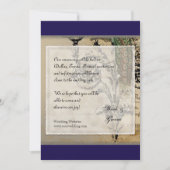 Vintager Pfau 6 - Save the Date (Vorderseite)