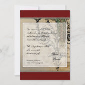 Vintager Pfau 6 - Save the Date (Vorderseite)