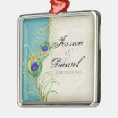 Vintager Pfau & Etchings Weihnachtsschmuck (Links)