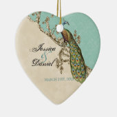 Vintager Pfau & Etchings Weihnachtsschmuck (Rechts)