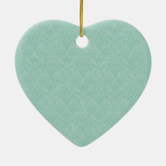 Vintager Pfau & Etchings Weihnachtsschmuck (Hinten)