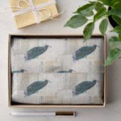 Vintager Pfau-französisches Seidenpapier (Geschenk)