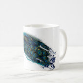 Vintager Pfau Kaffeetasse (VorderseiteRechts)
