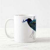 Vintager Pfau Kaffeetasse (Links)