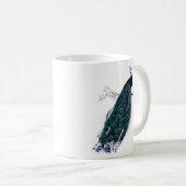 Vintager Pfau Kaffeetasse (VorderseiteRechts)