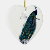 Vintager Pfau Keramikornament (Rechts)