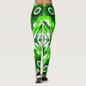 Vintager Pfau Leggings (Rückseite)