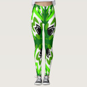 Vintager Pfau Leggings (Vorderseite)
