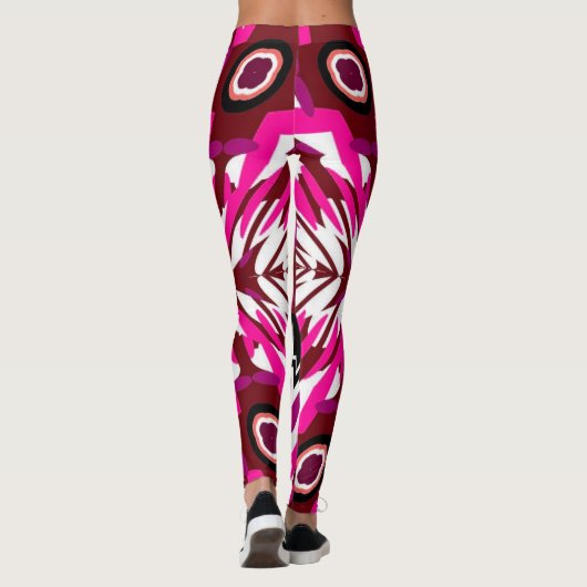 Vintager Pfau Leggings (Rückseite)