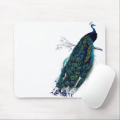 Vintager Pfau Mousepad (Mit Mouse)