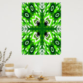 Vintager Pfau Poster (Küche)