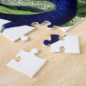 Vintager Pfau Puzzle (Seite)
