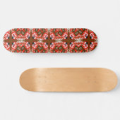Vintager Pfau Skateboard (Horizontal)