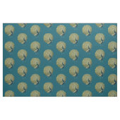 Vintager Pfau Stoff (Fat Quarter (45,7 x 55,9 cm))