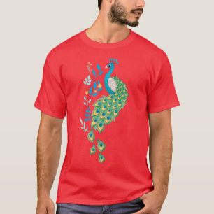 Vintager Pfau T-Shirt