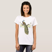 Vintager Pfau T-Shirt (Vorne ganz)