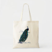 Vintager Pfau Tragetasche (Vorne)